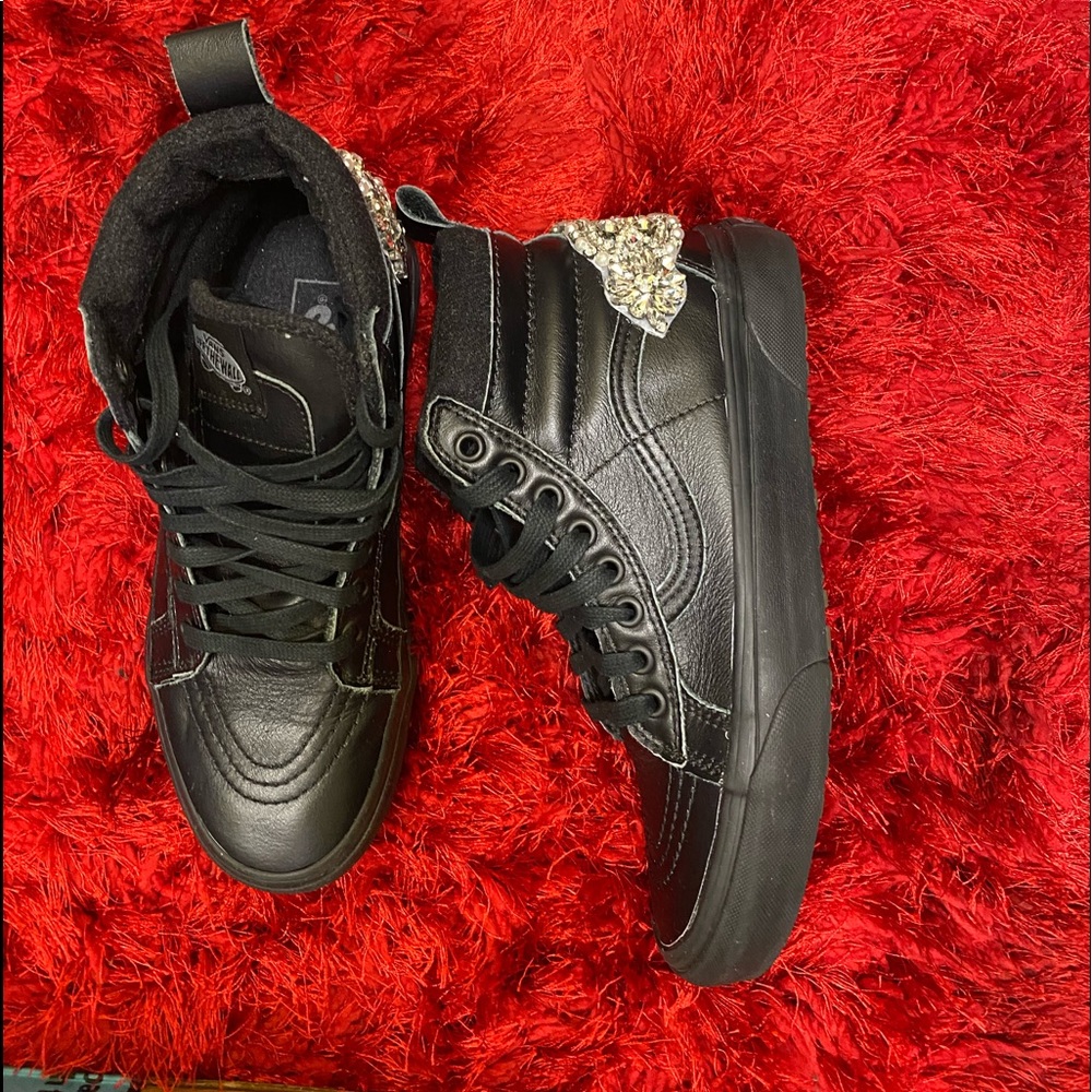 Custom leather Vans